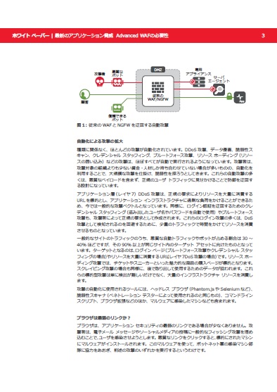 WAFやNGFWをすり抜ける自動化攻撃は、能動的なセキュリティ機能で防ぐ