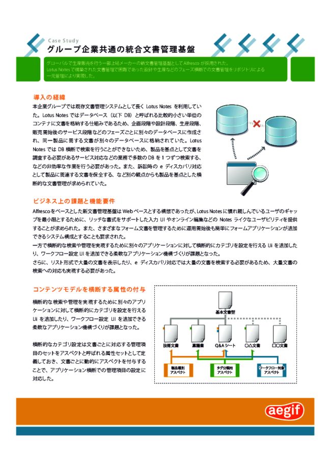 非効率な検索作業を解消した、メーカーの文書管理システム刷新の取り組み