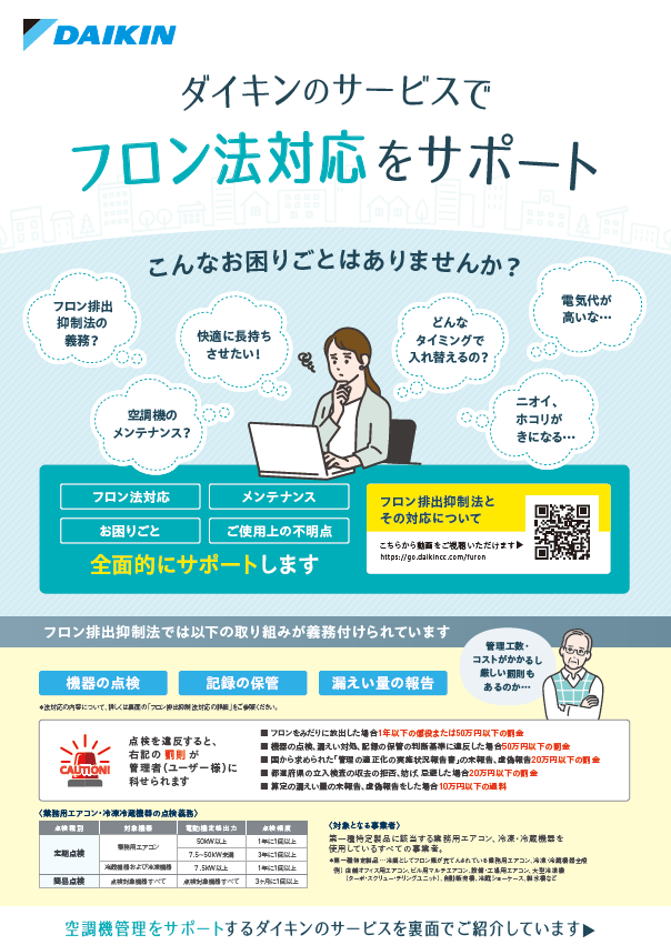 「フロン排出抑制法」への対応、法令順守も管理負荷軽減も実現するサービスとは