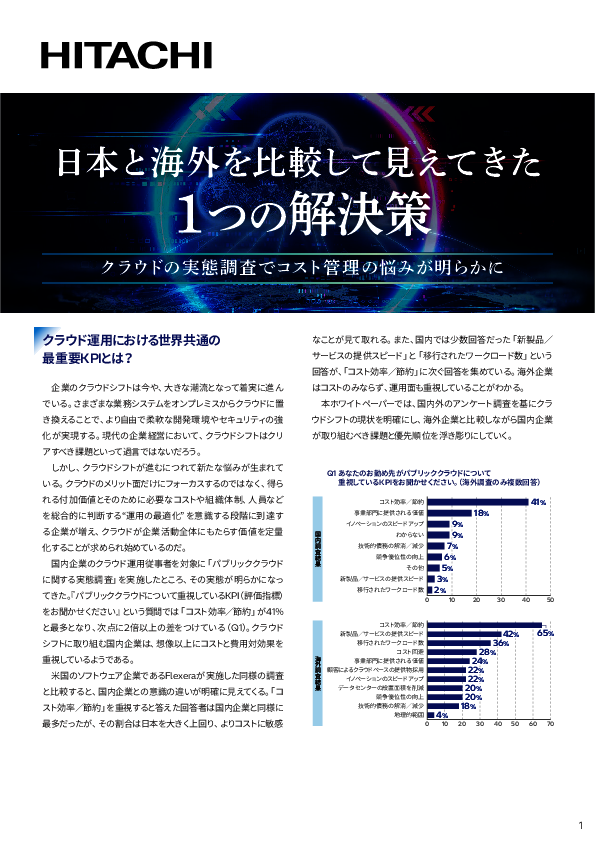 クラウド利用の実態調査で判明、国内企業と海外企業とのコスト管理の違いとは？