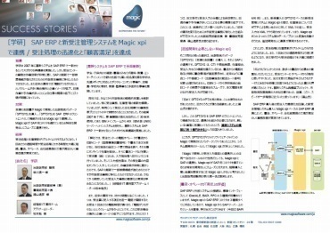 追加開発なしでSAP ERPと自社の新システムを連携、業務を大幅改善