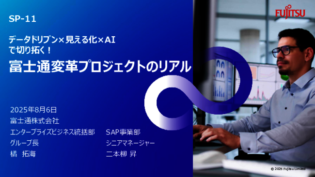 データドリブン×見える化×AIで切り開く、富士通変革プロジェクトのリアル