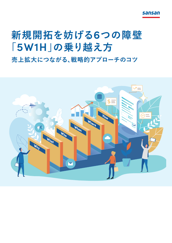 新規顧客開拓に取り組めない企業必見、成功に導く「5W1H」の考え方とは？