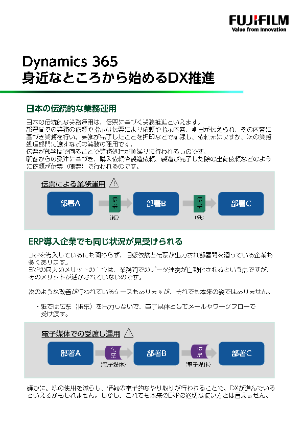 ERPを導入したのに伝票はまだ紙運用？　DXの失敗を回避するために必要なこと