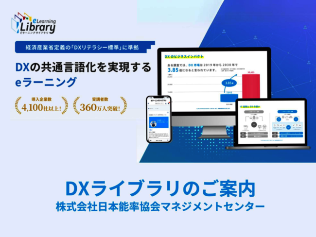 法人向け：DXを支援する、経産省策定「DXリテラシー標準」を学べるeラーニング