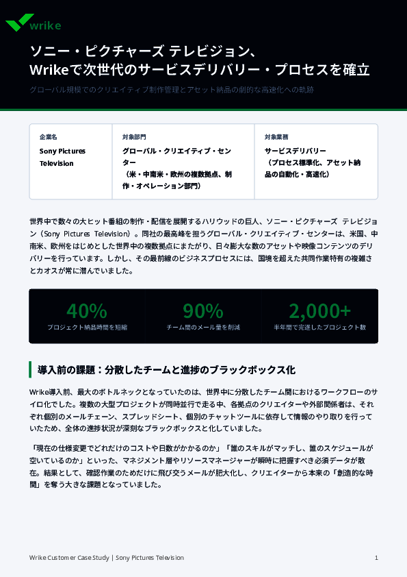 業務のブラックボックス化を防ぐ、全社ワークフロー標準化とデリバリー遅延根絶